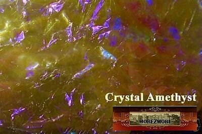 M00097 Morezmore Angelina Fantasy Film Crystal Amethyst Heat Bondable 10'