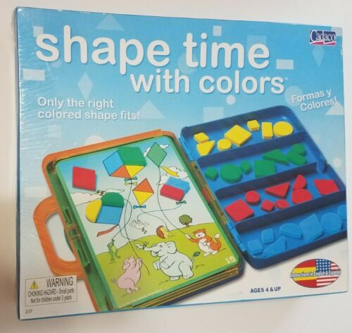 Cadaco Shape Time With Colors Brand New Sealed