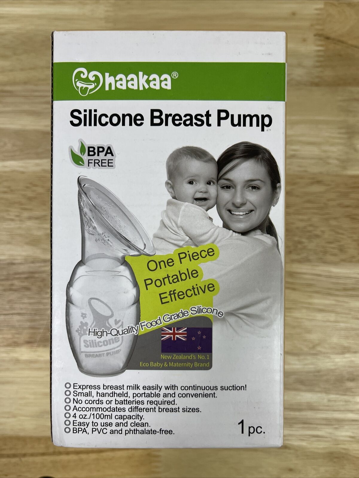 Haakaa Silicone Breastfeeding Manual Breast Pump Milk Pump 100% New