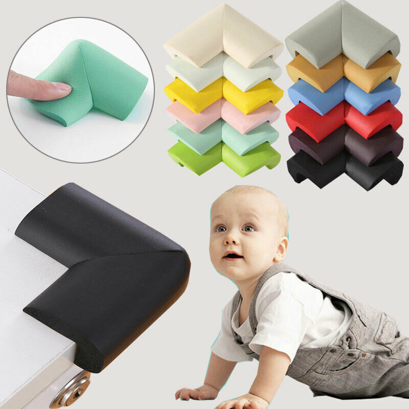 8pcs Child Baby Desk Table Corner Edge Protector Soft Safety Foam Cushion Guard