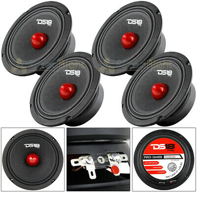 4 Ds18 Pro-gm6b 6.5" Midrange Bullet Speakers 480 Watts Max Power 8 Ohm Speaker