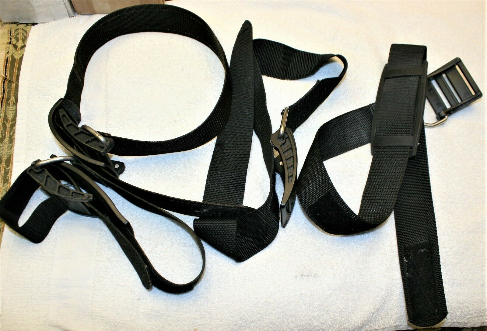 Scuba Tank Band Cam Straps 12 Total Used In Good Shape Technical Side Mount Cave