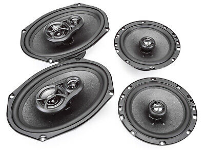 Skar Audio 6"x9" 300w 3 Way + 6.5" 200w Car Audio Speakers System - 4 Speakers