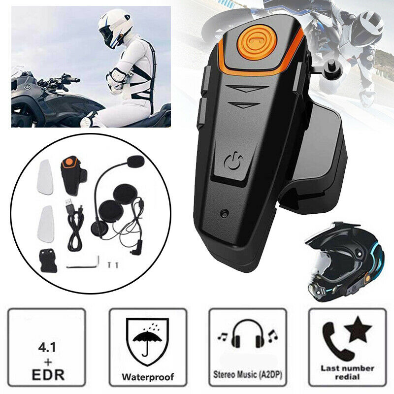Waterproof Bt-s2 Motorcycle Helmet Wireless Headset Motorbike Outdoor Gifts