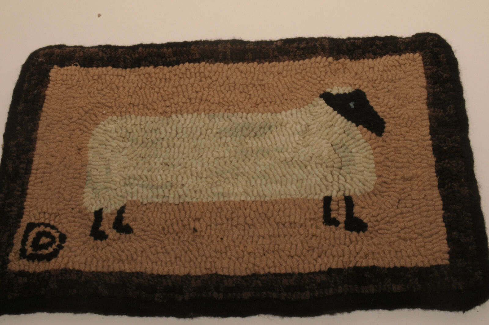 Small Hand Hooked Rug