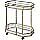 Acme Lacole Serving Cart Champagne And Mirror