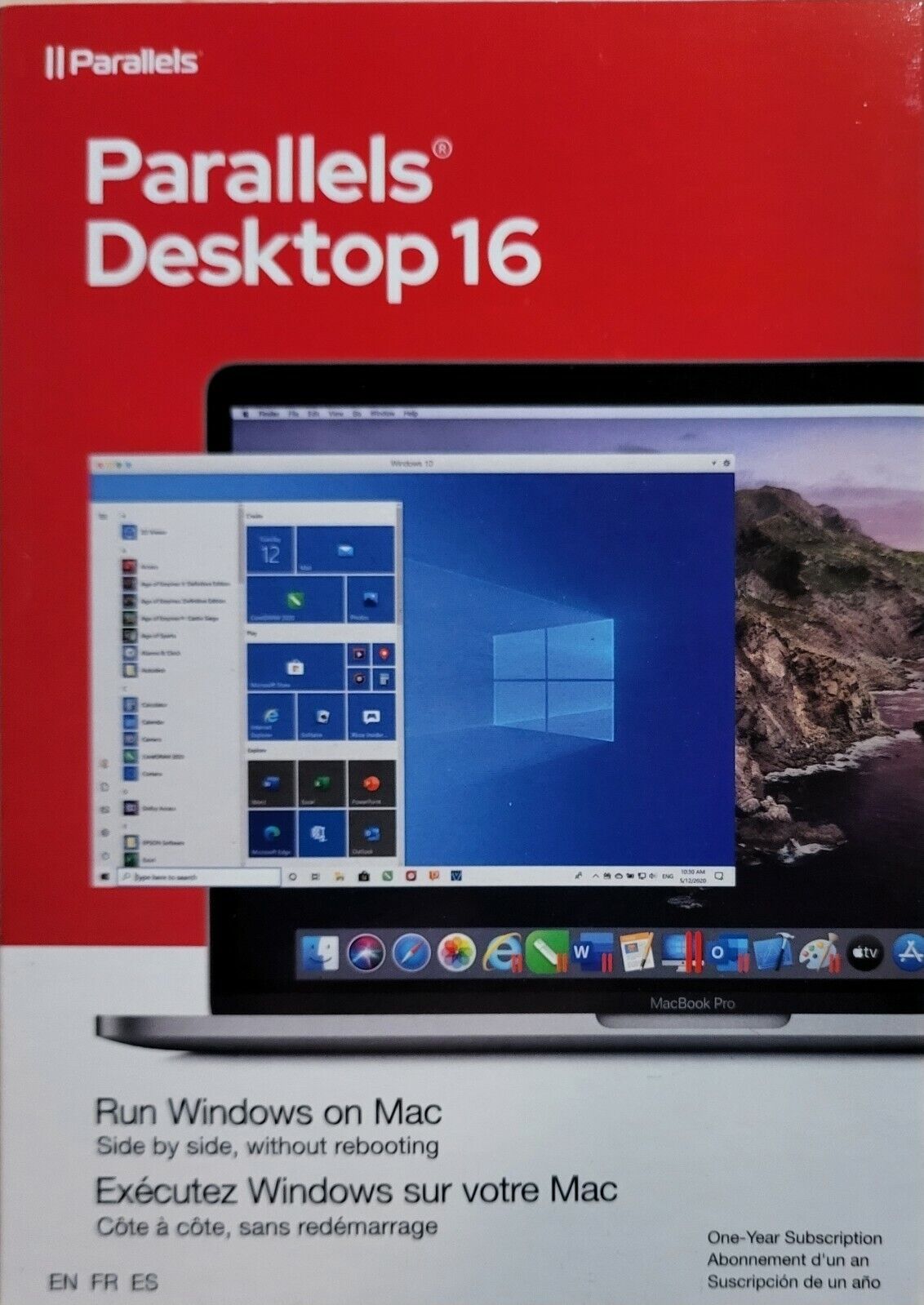 Parallels Desktop 16 For Mac 1 Year New Retail Boxed