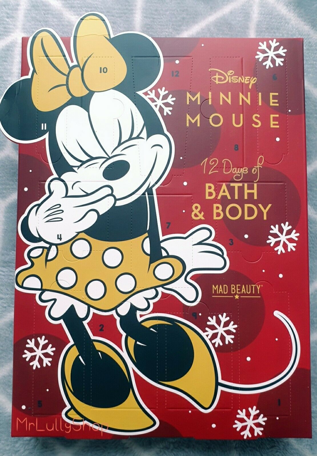 Disney Minnie Mouse 12 Days Of Bath & Body Christmas Advent Calendar Mad Beauty