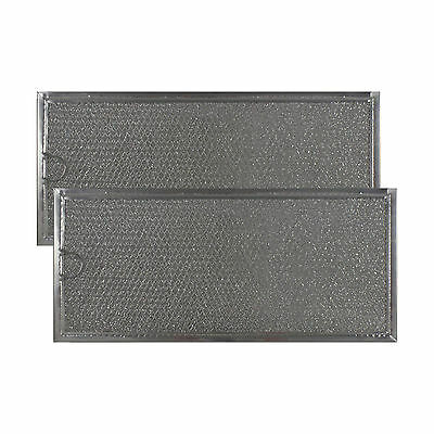 Compatible Whirlpool 6802a Aluminum Grease Mesh Microwave Oven Filters (2 Pack)