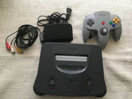 Nintendo 64 N64 Game Console System + Controller Cords Working Play Us & Japan