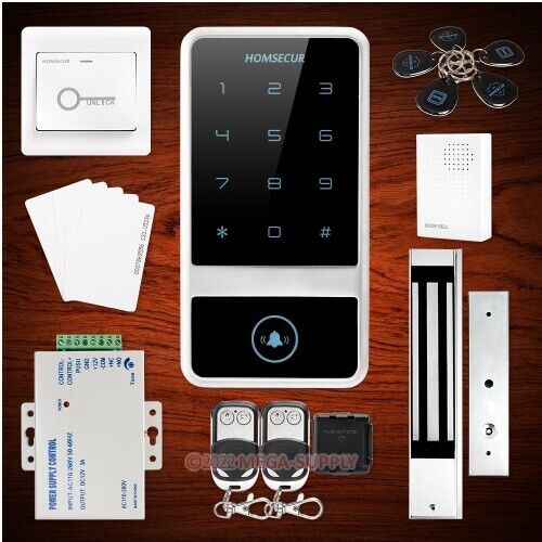 Waterproof Touch Keypad Id Access Control System+waterproof 280kg Magnetic Lock