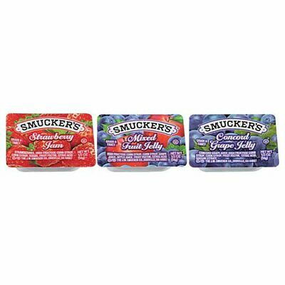 Smuckers Jelly Cups Individual Single Serving Portion Packs Assortment - 200 Ct.