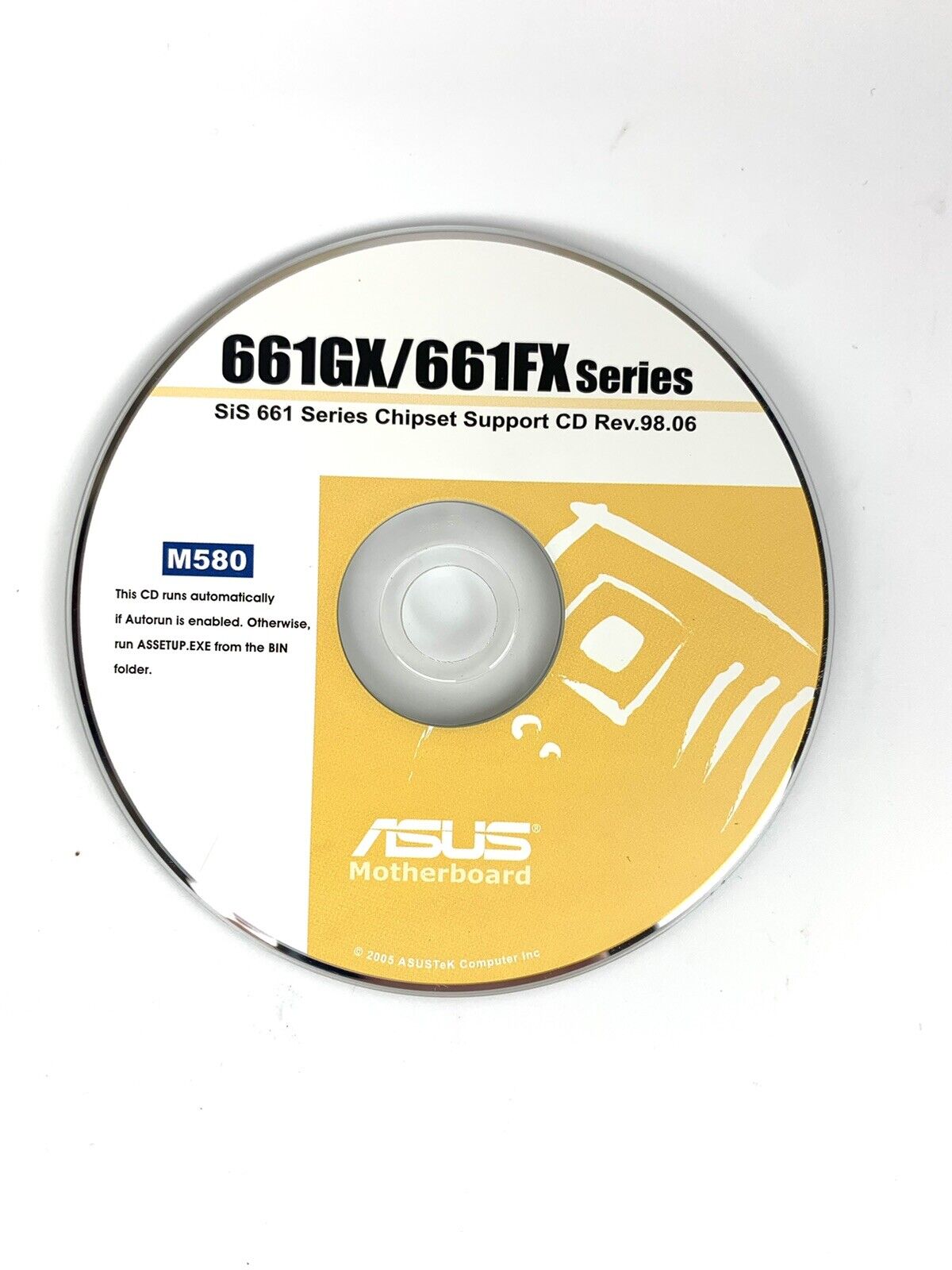 Driver Support Cd Asus 661gx/661fx Series Sis 661 Chipset M580 Rev.98.06 Support