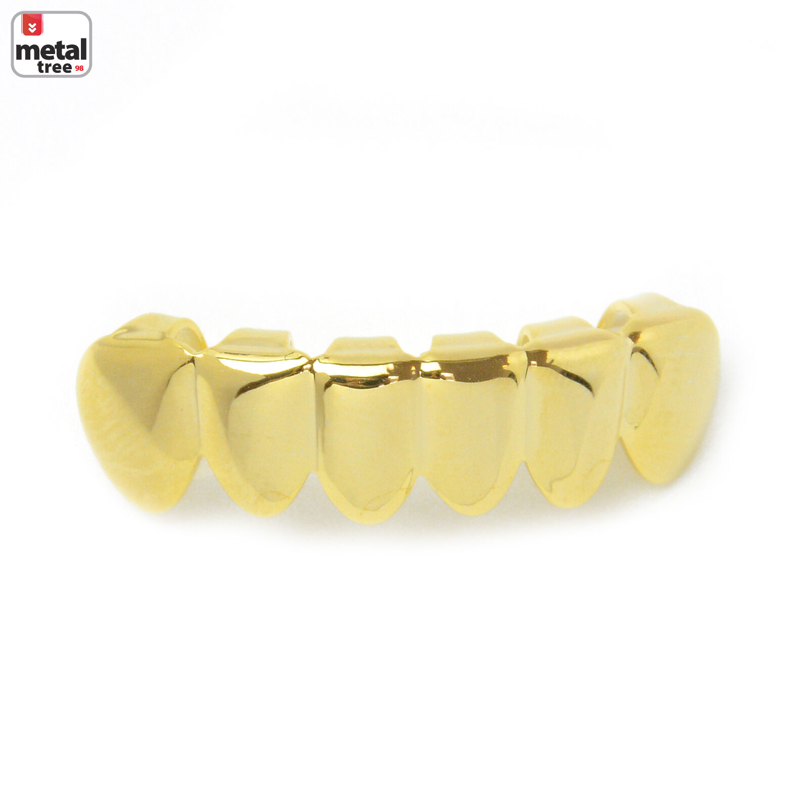 Men's Grillz Small Plain 14k Gold Plated Bottom Teeth * Made In Korea* S 001 G