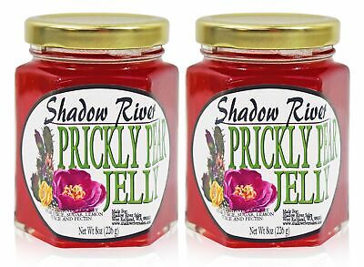 Shadow River Gourmet Prickly Pear Jelly From Real Cactus Juice 8 Oz Jar (2 Pack)