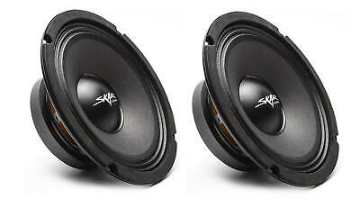 (2) New Skar Audio Fsx8-4 8-inch 4 Ohm 350w Max Car Pro Audio Speakers - Pair