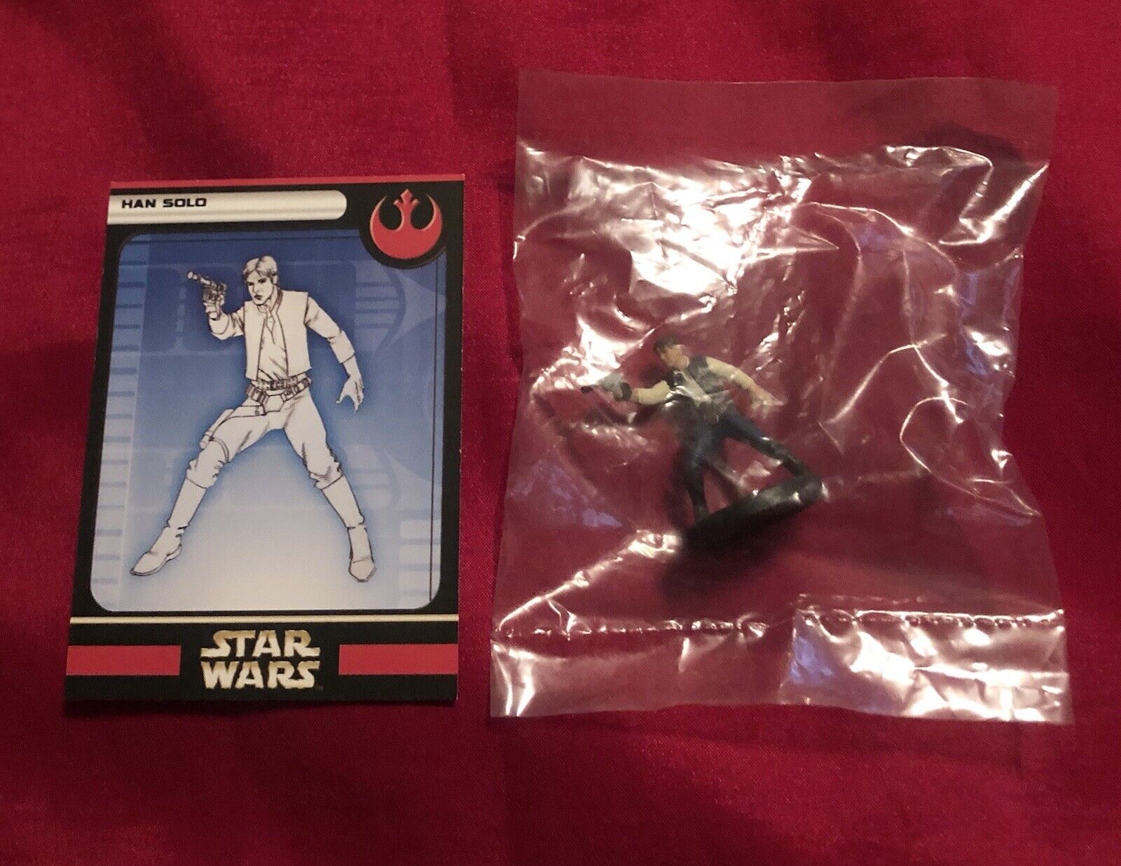 Star Wars Miniatures Han Solo 07/60 Rebel Storm W/ Card 2004 Sealed Mini