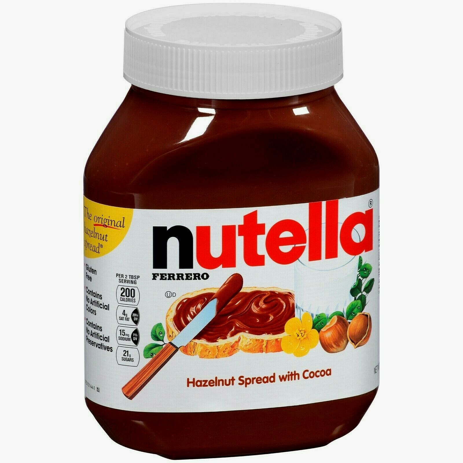 🔥 Ferrero Nutella Hazelnut Spread With Cocoa 33.5 Oz Large Jar 🔥