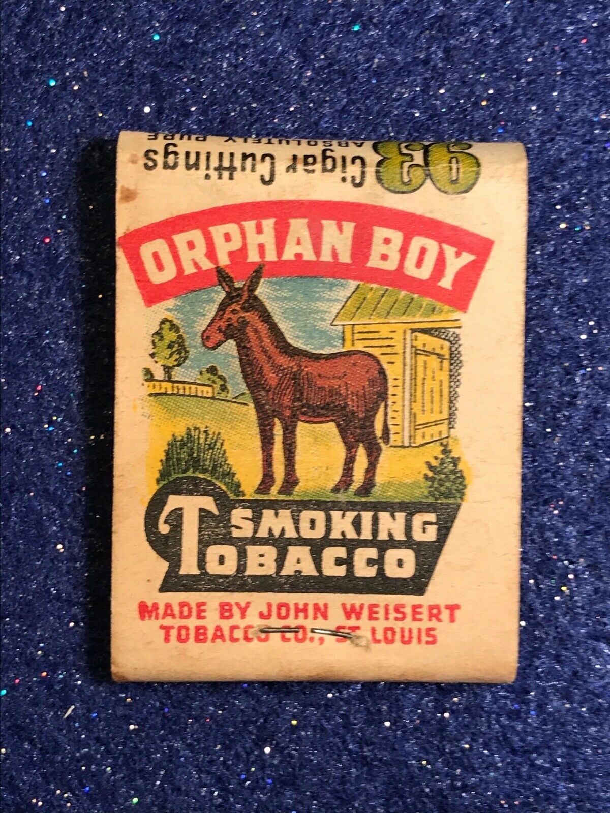 93 Cuttings "orphan Boy Tobacco" Matchbook