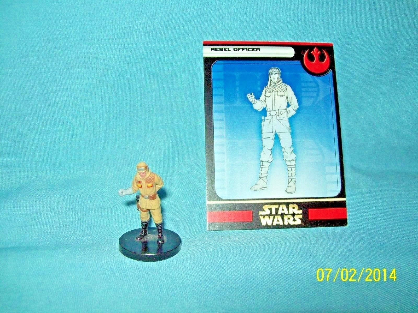 Wotc Star Wars Miniatures Rebel Officer, Rebel Storm 16/60, Rebel, Uncommon