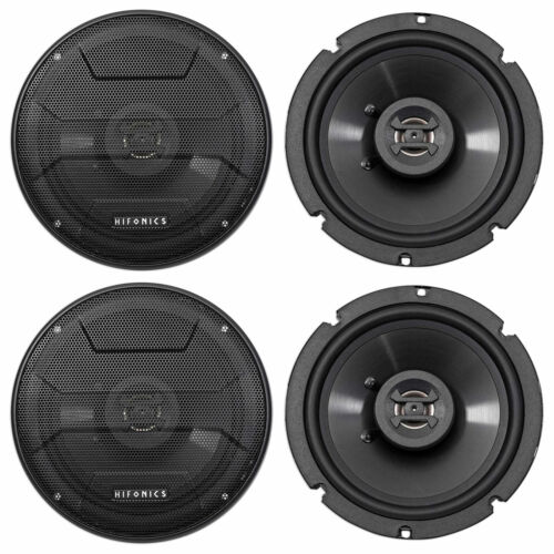 (4) Hifonics Zs65cxs 6.5" 1200 Watt Shallow Mount Car Stereo Speakers