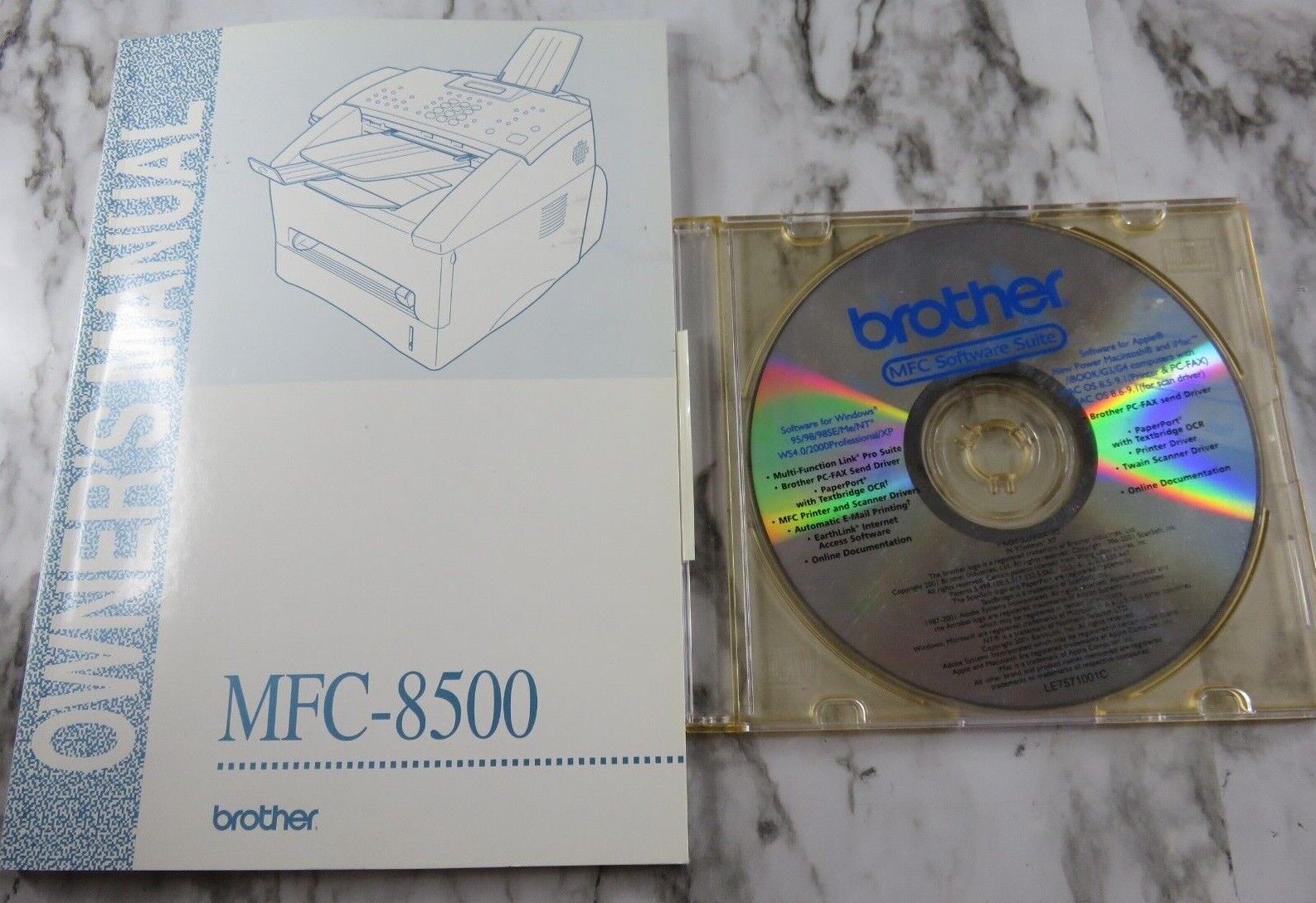 Brother Mfc Software Suite Cd & Manual For Mfc-8500