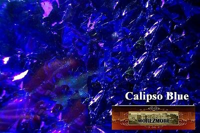 M00178 Morezmore Angelina Fantasy Film Calypso Blue Heat Bondable 10'