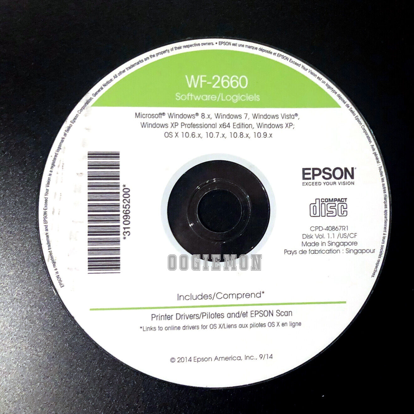 Setup Cd Rom For Epson Workforce Wf-2660 Printer Software For Windows And Macos