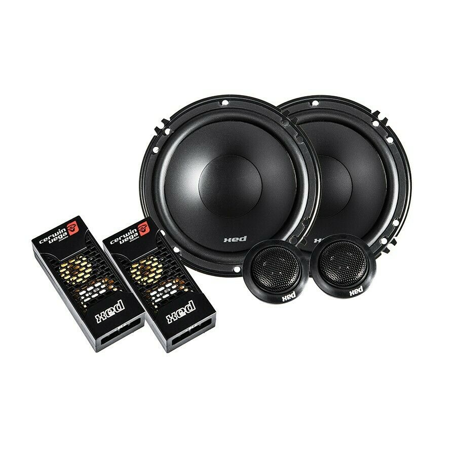 New Cerwin Vega Xed650 6.5" Component Car Speakers 6-1/2" Tweeters Crossovers