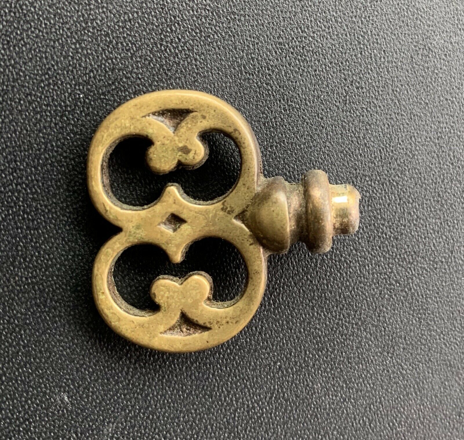 Antique Hardware Mcm French Provincial Drawer Pull China Cabinet Door Knob Brass
