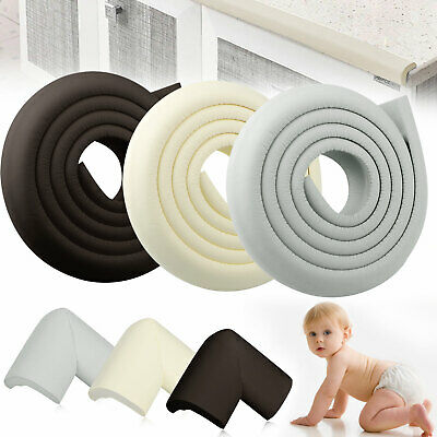 Extra Thick Baby Proofing Edge Guard Foam Protector Bumpers + 4 Corners Cushion