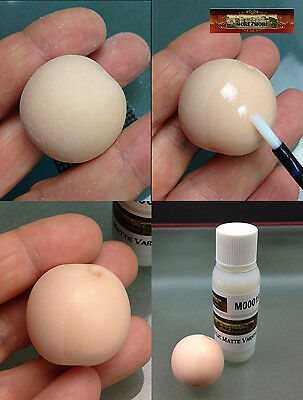 M00019 Morezmore Finish Matte Polymer Clay Sealer Clear Acrylic Varnish 1oz