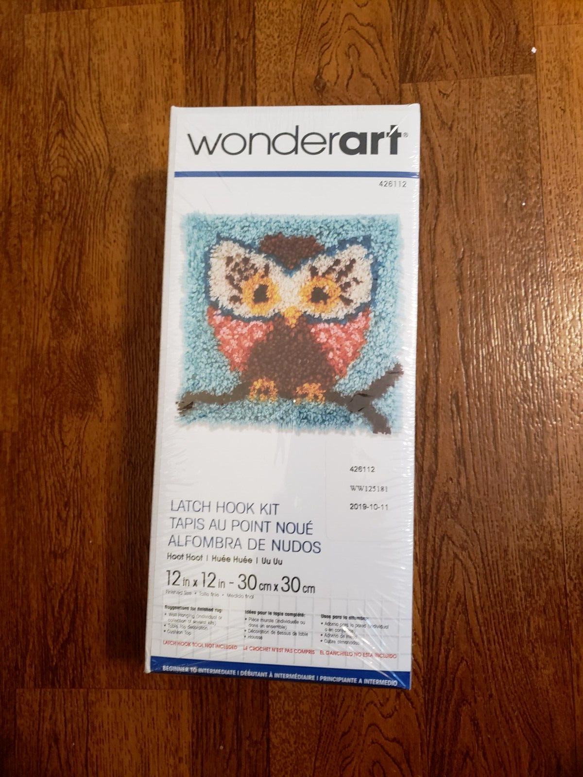 Nice  Wonderart Vintage Latch Hook Pillow Kit  Owl  12 X 12