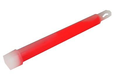 6'' Long Red Stick Light Fluorescent Tactical Safety Glow Rod Emergency Party