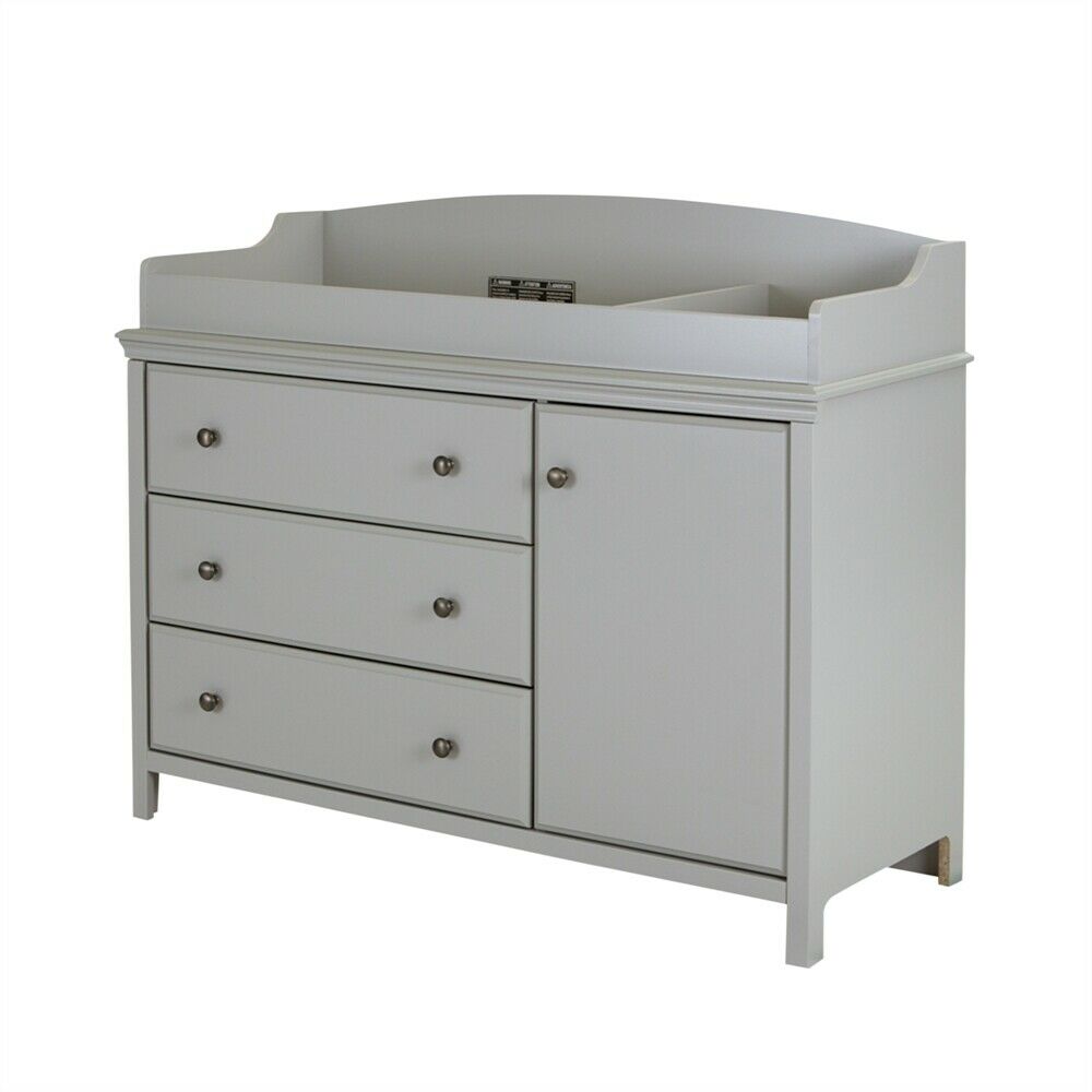 South Shore Cotton Candy Changing Table With Removable Changing Station,...