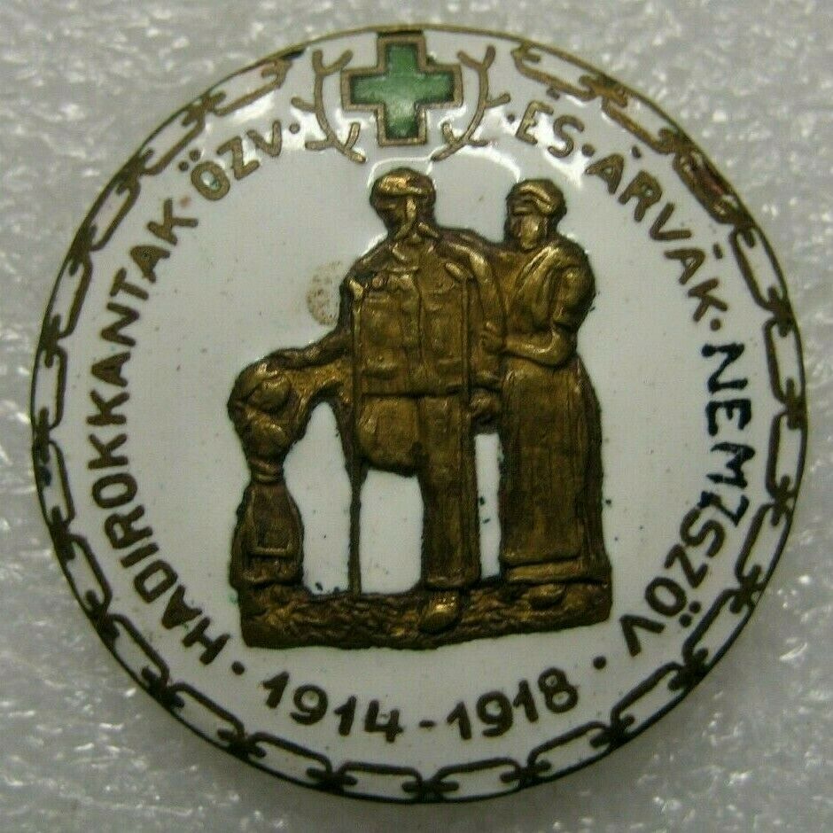 /hungarian Army Disabled Red Cross Pin 1914-1918,ww1