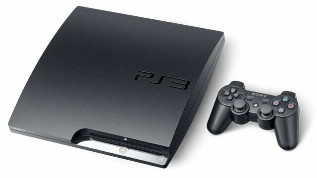 Sony Ps3 Playstation 3 Slim Edition 160gb Charcoal Black Ps3 Console...