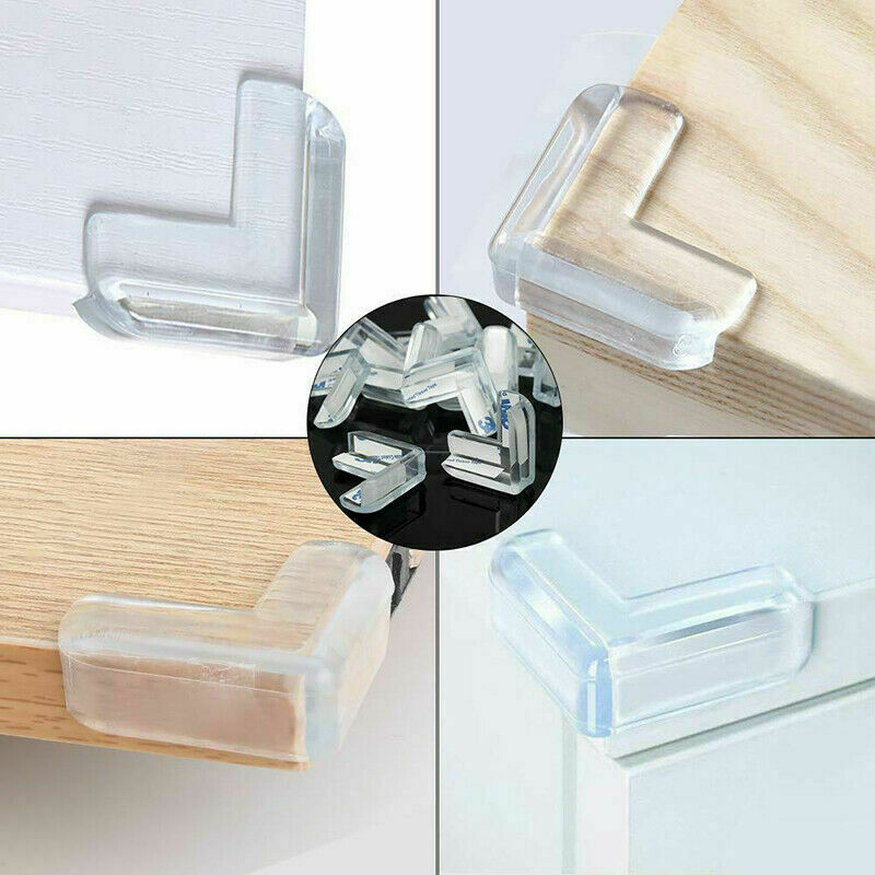 Clear Rubber Furniture Corner Edge Table Cushion Guard Protector Baby