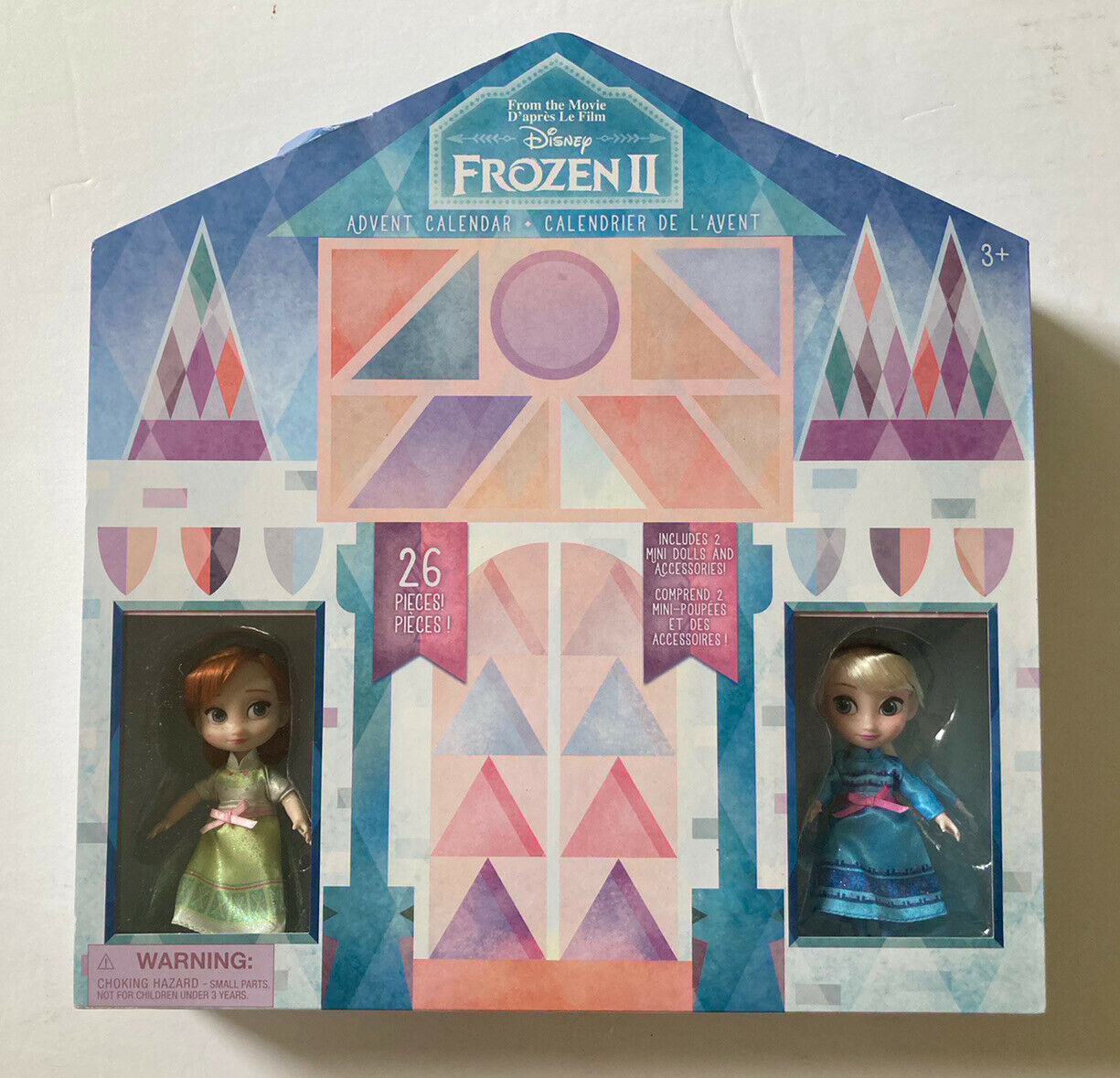 Nib Disney Store Frozen 2 Advent Calendar With Elsa & Anna Animator Mini Dolls