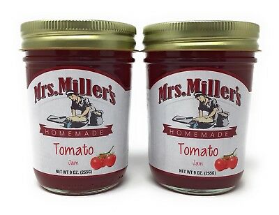 Mrs Millers Tomato Jam (amish Made) ~ 2 / 9 Oz. Jars, Ships Free