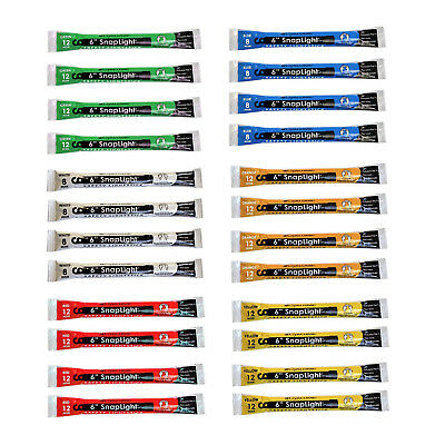 Cyalume Snaplight Light/glow Sticks 24 Pack (green, White, Red, Yellow, Blue..)