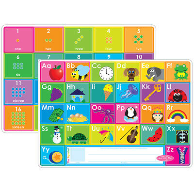 Ashley Productions Abc&numbers 1-20 Learn Mat 2 Sided