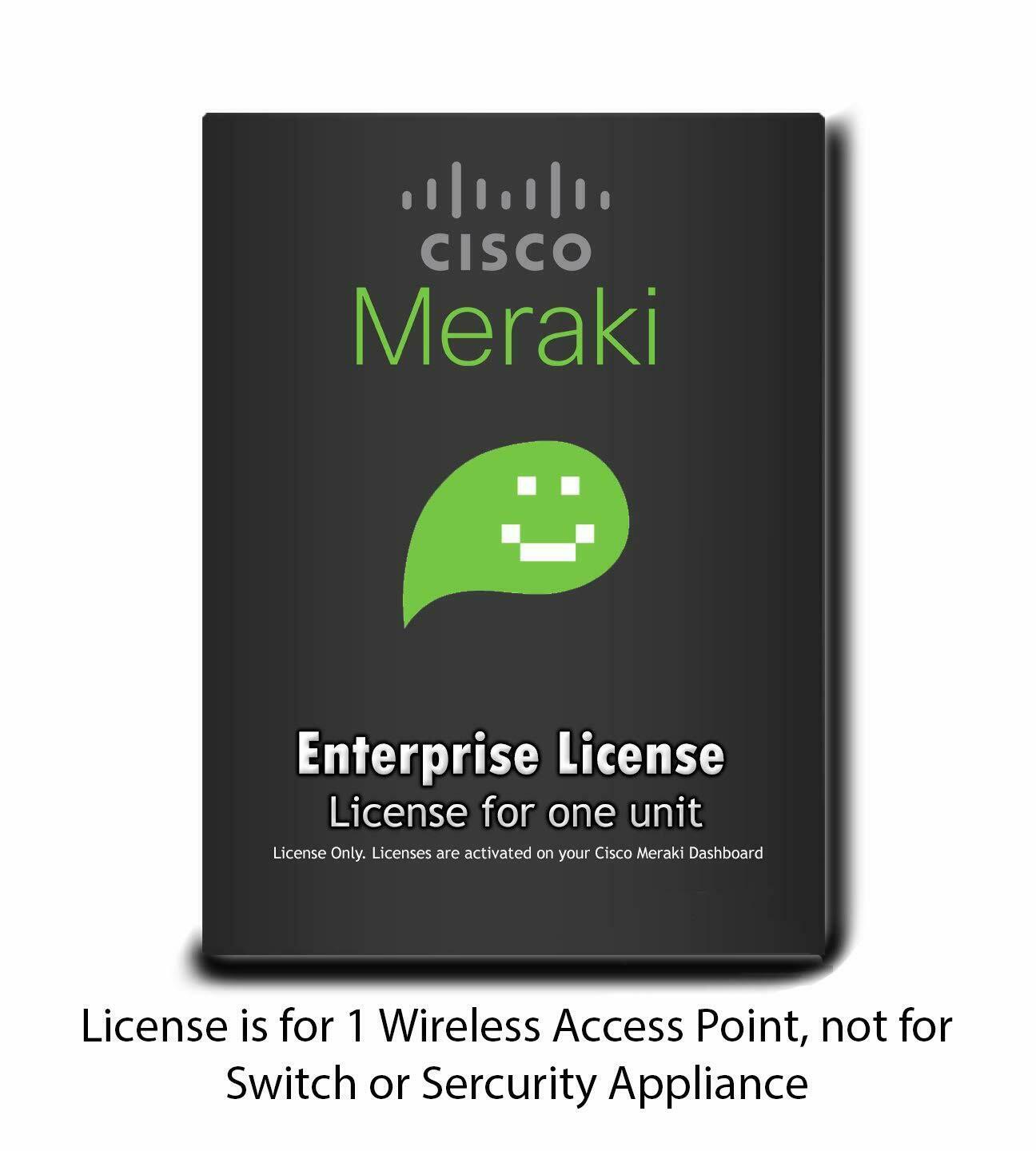 3 Year Cisco Meraki Enterprise License For  Mr Series Access Point Lic-ent-3yr