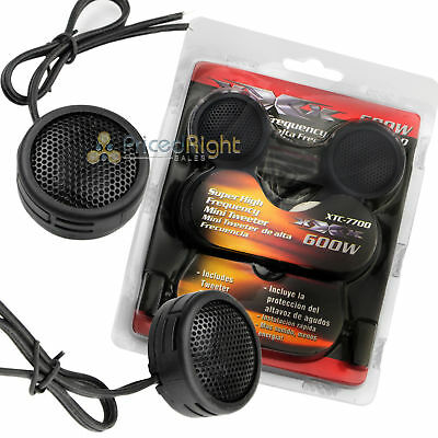 600w Watt Super High Frequency Mini Car Dome Tweeters With Built-in Crossovers