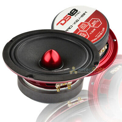 2 Ds18 Pro-x6.4bm 1200w Max 6.5" Midrange Speakers Loudspeaker With Bullet 4 Ohm