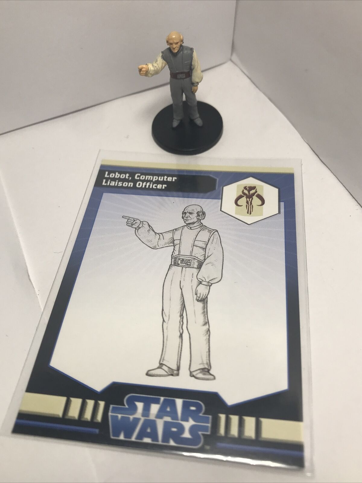 Wotc - Star Wars Miniatures - Lobot, Computer Liaison Officer - Fringe - New